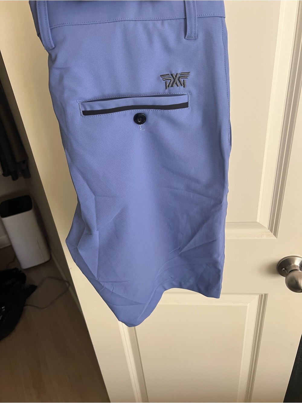 Brand New PXG Men's Light Blue Performance Golf Shorts, Size 34.